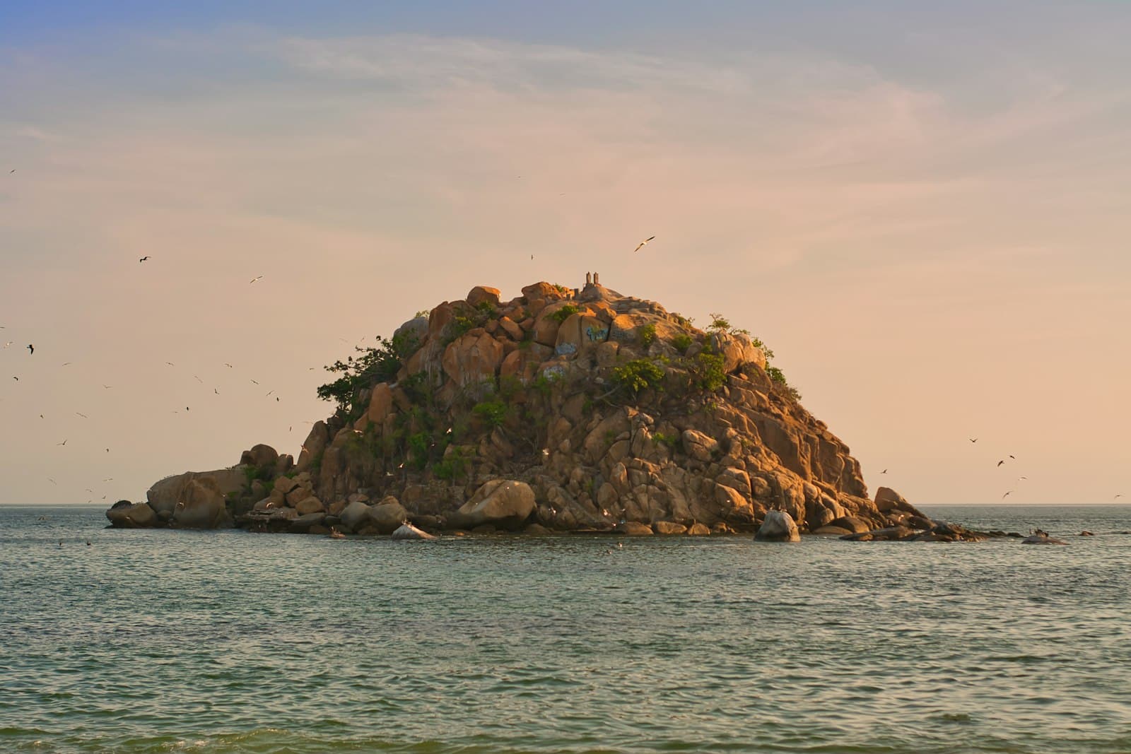Isla en la bahía de Acapulco