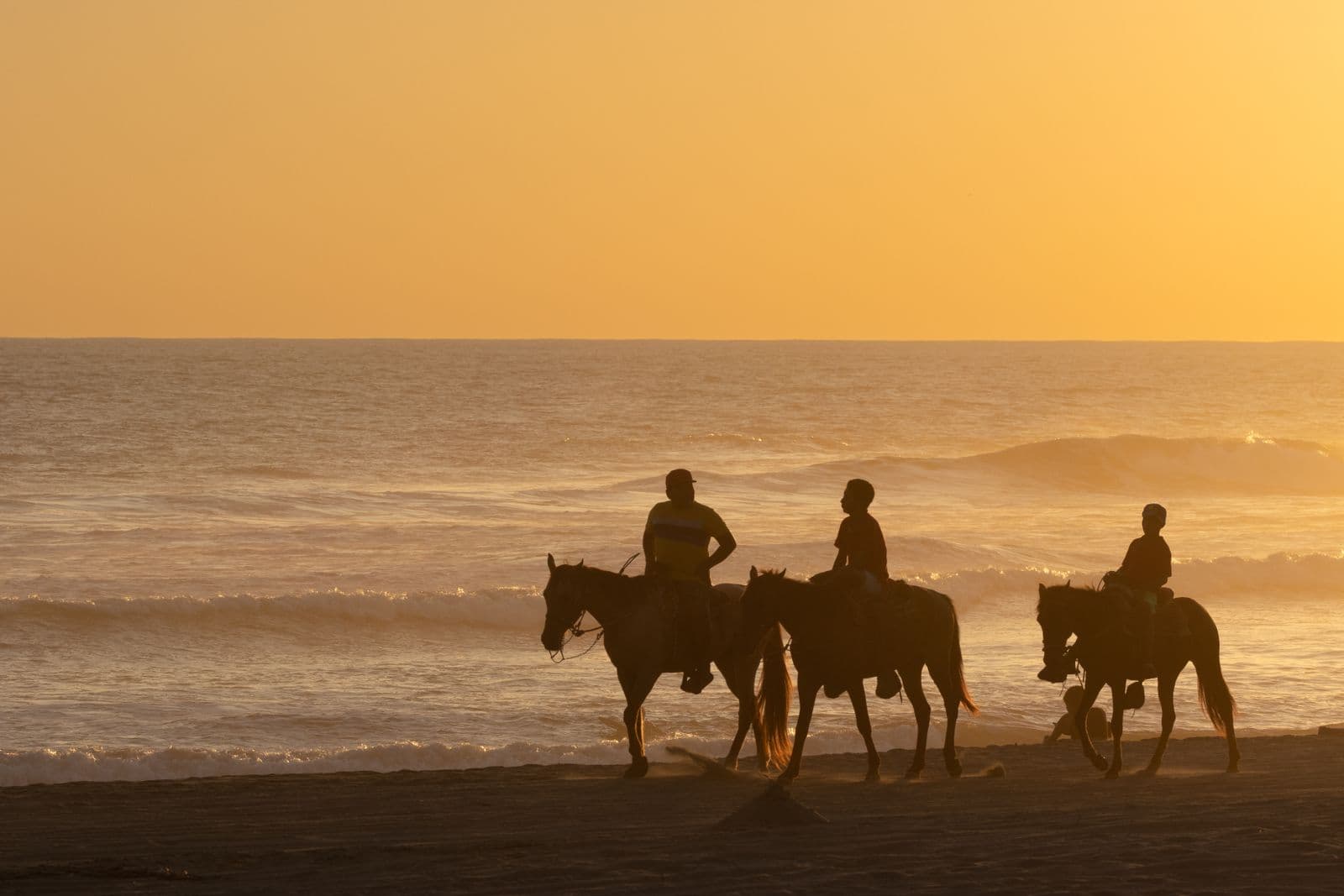 Cabalgata en Pie de la Cuesta, Acapulco
