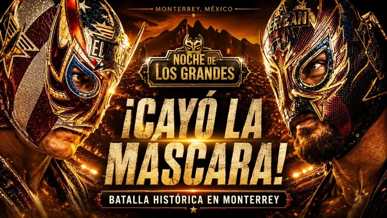Cayó la máscara: Original Grande Americano pierde la lucha del año en AAA y revela que era Chad Gable