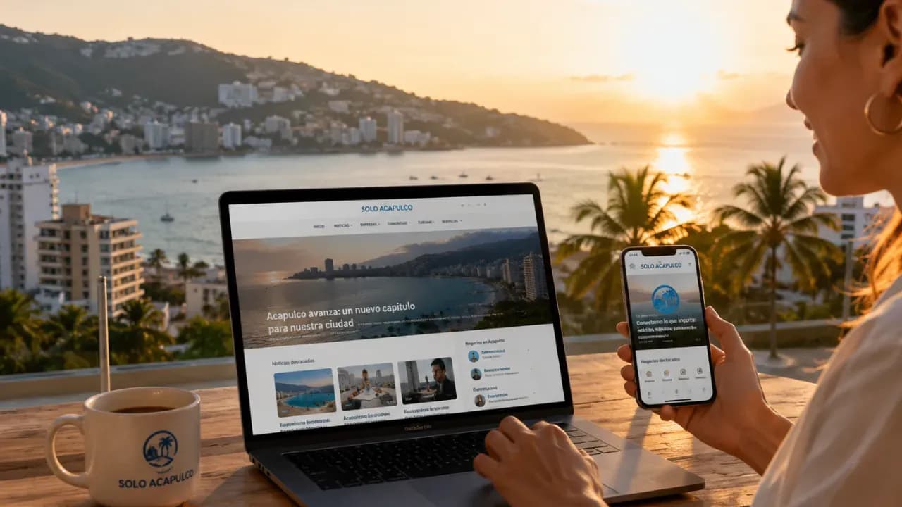 Solo Acapulco inicia una nueva etapa digital para conectar noticias, negocios y comunidad