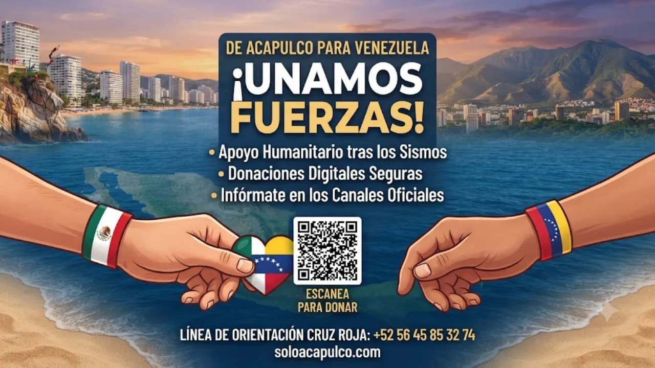 De la Bahía a Venezuela: Cómo ayudar a los damnificados por los terremotos desde Acapulco